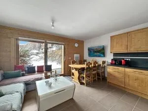 leag01 3 pieces 6 pers avec acces piscine - Magland