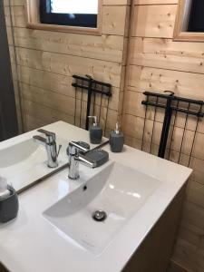 Chalets Le chalet de Lenny- spa- borne recharge- wifi : Chalet 1 Chambre