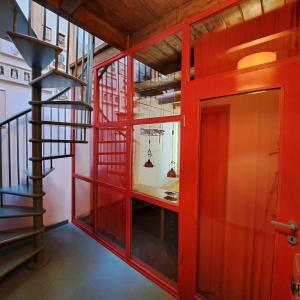 la casa verde nel centro storico