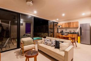 Close to Cenotes Private Pool 24hr Hr Security Gym Yoga Villa