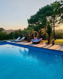 Maisons de vacances Ferme Le Bacou : photos des chambres