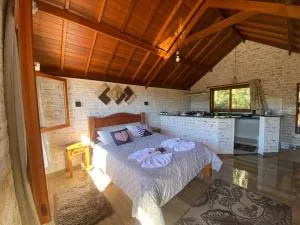 Chalé vista das montanhas - 蒙特韦尔迪