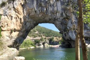 Maisons de vacances Bungalow Charmant a Sampzon 32 m² avec Vue Montagne : photos des chambres