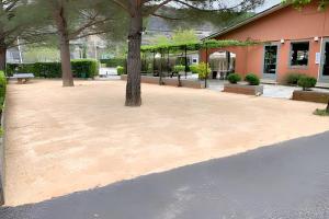 Maisons de vacances Bungalow Charmant a Sampzon 32 m² avec Vue Montagne : photos des chambres