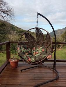 Cabana com visual incrível para a Serra