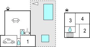 Maisons de vacances Gorgeous Home In Ares : photos des chambres