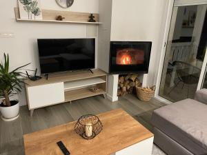 Casa vanguardista en el campo cerca de Santiago