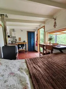 Cabaña TinyHouse 2 personas con Tinaja Curacautin - Curacautín