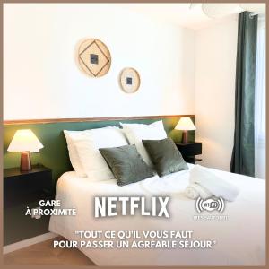 Appartements L-ecrin vert - Wifi - Netflix - Climatisation - Parking Gratuit : photos des chambres