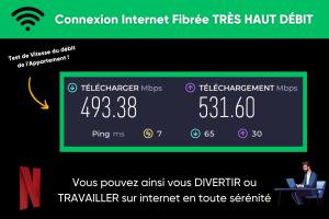 Appartement entier calme - Parking FREE - Proche Paris et château - WIFI HD