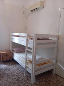 White Bunk Bed in dorm 5 from metro
