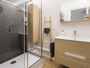 Maisons de vacances Charmant Studio avec Jardin a Guerande, WiFi inclu - FR-1-306-1293 : photos des chambres