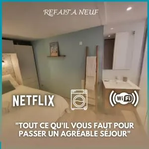 Les Glycines, T2 near downtown - Biard