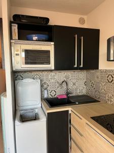 Appartement Cosy, au pied de la plage du Grazel.