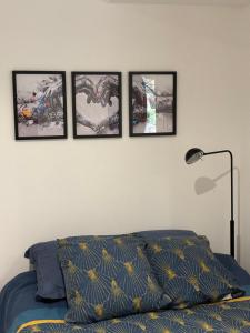 Appartements La Cigaliere 1 charmant T1 bis avec terrasse dans villa : photos des chambres