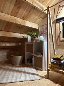 Maisons de vacances Maison en bois 1 chambre 4 couchages type tiny house : photos des chambres