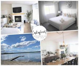 Lake Isle Lakehouse - Private Beach - Ice Fishing