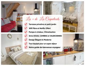 Maisons de vacances Maison Les Coquelicots - Wifi, Calme, Parking prive : photos des chambres