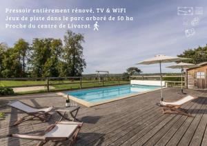 Maisons de vacances Le Pressoir du Chateau de Neuville, Piscine & jeux - Famille & Amis : photos des chambres