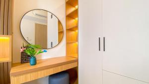 Good and Spacious 1BR Tokyo Riverside PIK 2 Apartment By Travelio