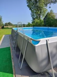 Domek z bala na Podlasiu z balią ogrodową - Michałowo