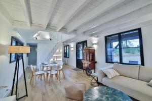 Maisons de vacances Le Ranch, charmante maison de style, proche de la mer et de Vannes dans le Golfe : photos des chambres