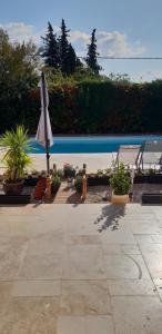 Maisons de vacances F1 Moderne avec Piscine privee et Vue sur le Garlaban : photos des chambres