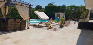 Maisons de vacances F1 Moderne avec Piscine privee et Vue sur le Garlaban : photos des chambres