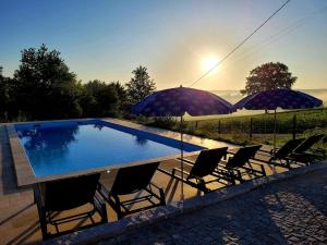 Maisons de vacances Holiday home Bois de la Borde with private pool : photos des chambres