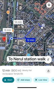 3BHK in Nerul,near DY Patil Stadium & Wonders Park