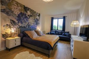 Appartements Mi Amore- Gite 3 suites pres de Lyon, parking free : Villa 3 Chambres