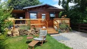 Maison bois vue Causse Larzac et viaduc - Comprégnac