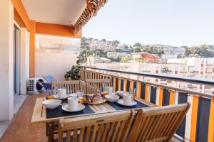 Appartements LA PERLE 2P Vue Mer Terrasse 2 mins Plage Garage Clim : photos des chambres