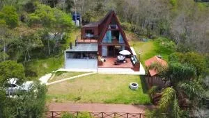 Chalé Bela Vista Montanha Capivari - Cacutu