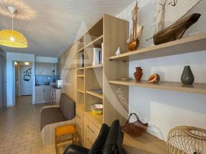 Studio cabine avec loggia et terrasse, 1er ligne et vue mer pour 4 personnes