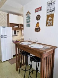 Apto aconchegante pé na areia