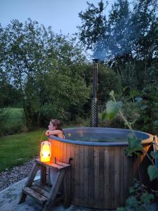 Tiny house met privé hottub