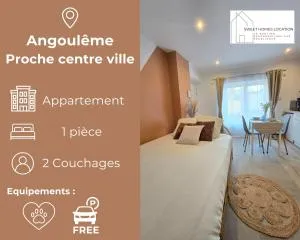 S2 SWEET HOMES I Studio proche centre I Parking inclu - Ангулем