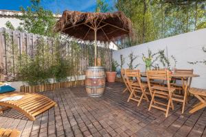 Appartement 6 pers Jardin Privé La Cabane Bambou - Mandara Beach , Antibes French Riviera