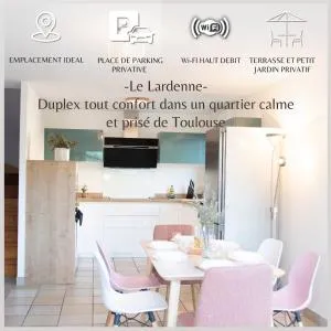 Duplex le Lardenne - T4 - Clim - Terrasse - Parking - 图尔内菲乌勒