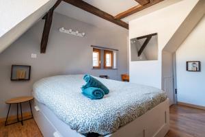 Sejours chez l'habitant Duplex Spacieux et Moderne Au coeur de l Alsace : Chambre Double - Vue sur Jardin