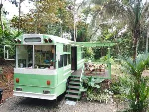 Jungle Bus, 5 min drive to PlayaLinda, 15 to Dominical, Wifi Starlink - Dos Bocas