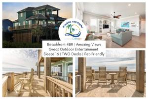 Breezy Point - Beachfront 4BR Home with Double Decks and Ocean Views - 4hvězdičkové hotely ve městě Bolivar Peninsula