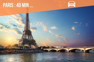 Appartements Le Refuge a 8min Disneyland - Parking - 6 personnes : photos des chambres