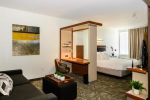 King Studio with Sofa Bed room in SpringHill Suites Houston NASA/Seabrook