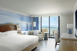 King Room with Ocean View room in Fort Lauderdale Marriott Harbor Beach Resort & Spa