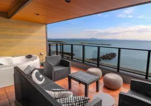 ル グランブリュリゾート長沢 l テラスでゆったりオーシャンビュージャグジー 1棟貸切 小型犬可 無料駐車場付 - Takeyama