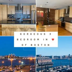 Boston Harbor views Modern north end condo FREE PARKING! - Charlestown