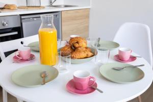 Appartements Petit Drelon - Appart cosy a 5 min a pied de Jaude : photos des chambres