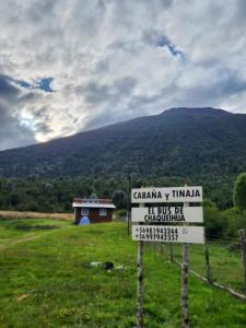 Cabañas y tinaja El bus de chaqueihua